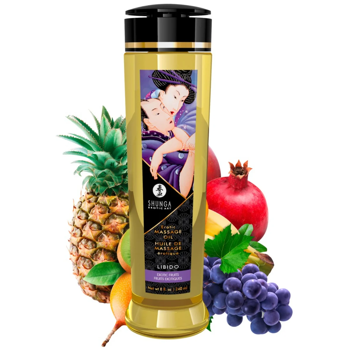 Libido masážny olej exotické ovocie (240 ml)