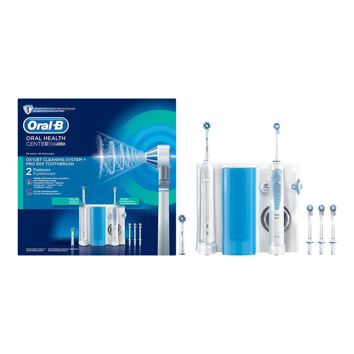 Oral B Oxyjet Nh 4ks 1×4 ks, náhradné hlavice