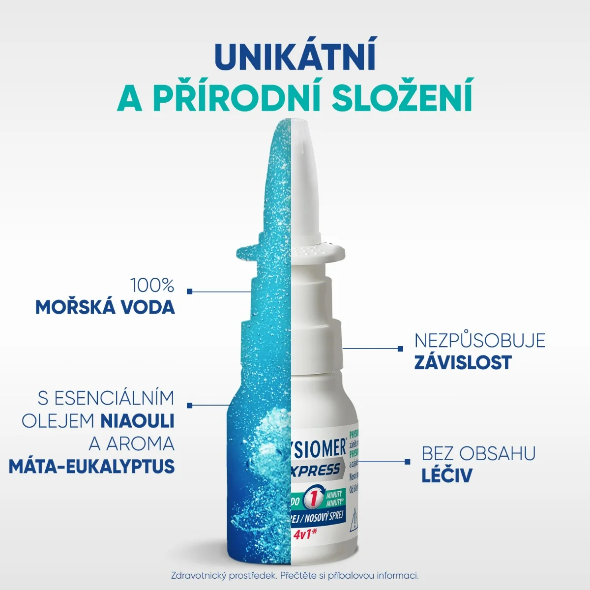 Physiomer Express 20 ml 1×20 ml, nosový sprej