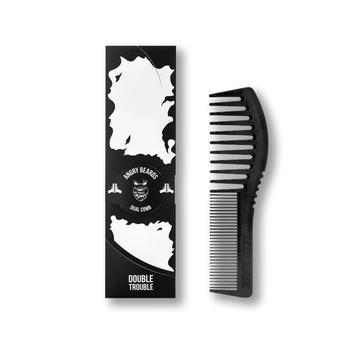 Hrebeň na bradu a vlasy Angry Beards Dual Comb