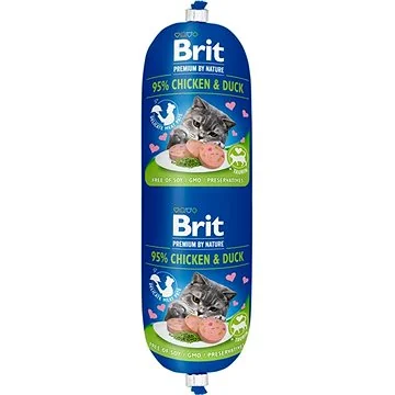 Brit Premium By Nature Sausage Cat Chicken & Duck 1×180 g, mačacia klobása