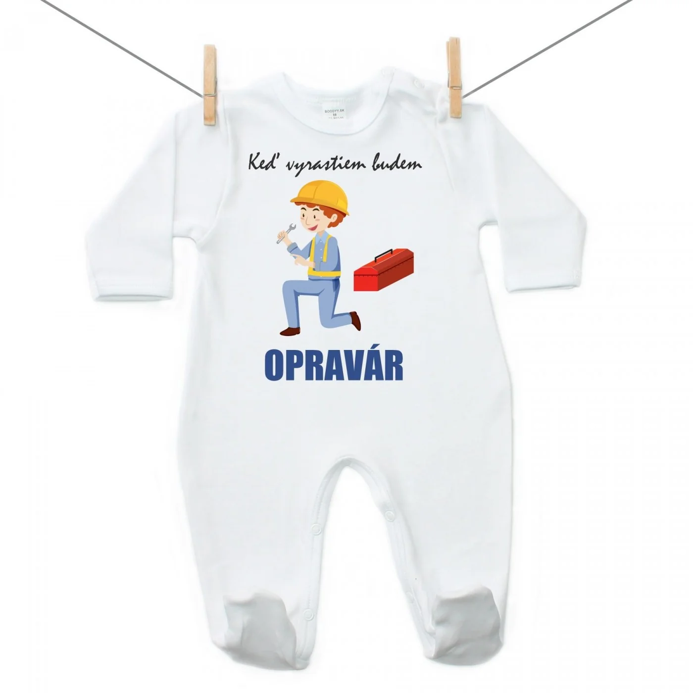 Boodyy Overal Keď vyrastiem budem opravár Veľkosť: 98
