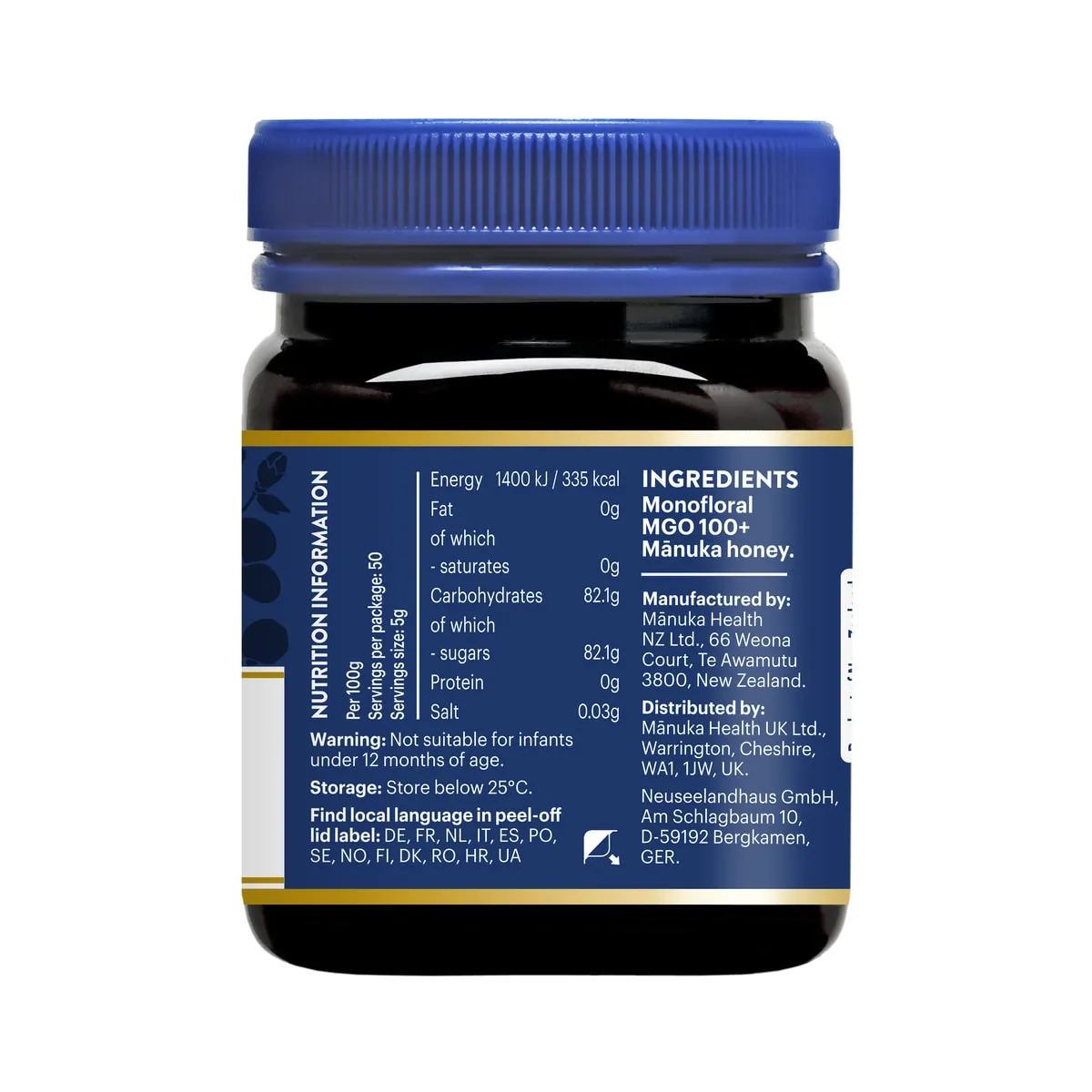 Manuka med MGO 100+ 250 g