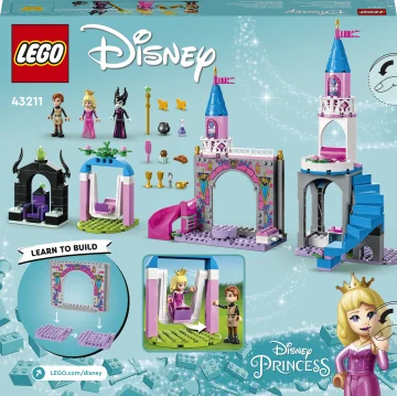LEGO® Disney Princess™ 43211 Zámok Šípkovej Ruženky 1×1 ks, lego stavebnica