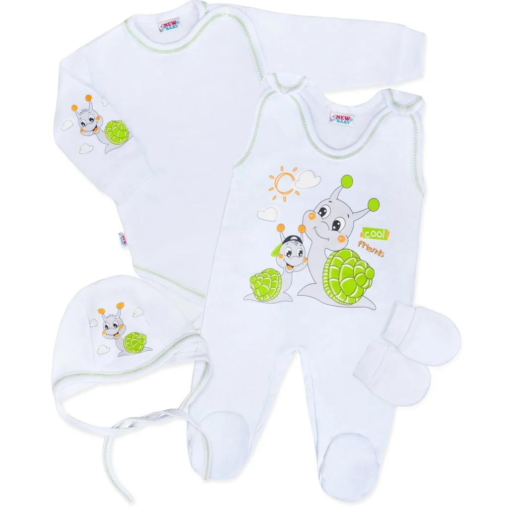 Súpravička 4-dielna New Baby Slimáčik 62 (3-6m), 20C33846