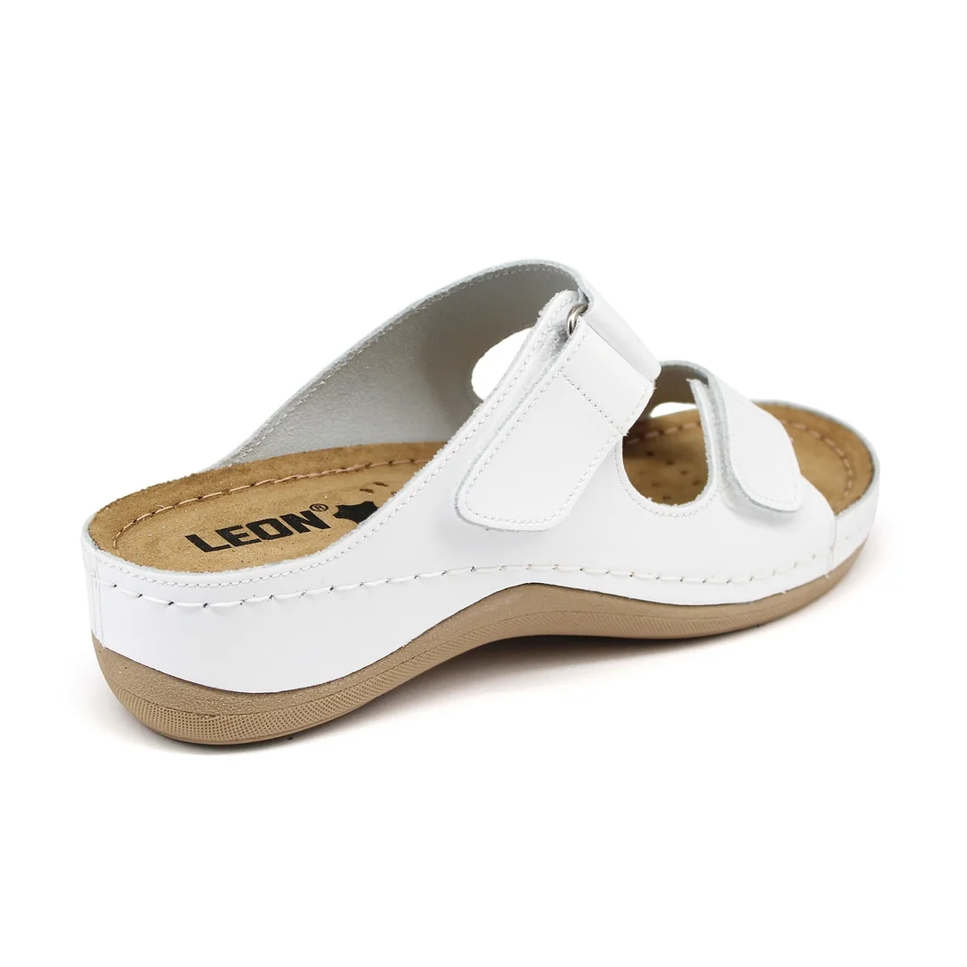Leon 905 Dámska pracovná celokožená zdravotná obuv 36 - 22.5cm, biela, 4,5 cm