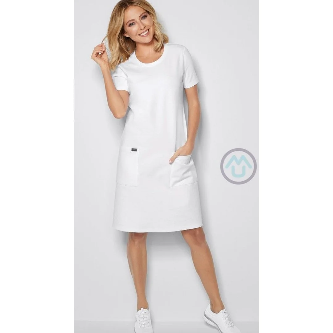 Dámske šaty SUMMER - biela 4XL