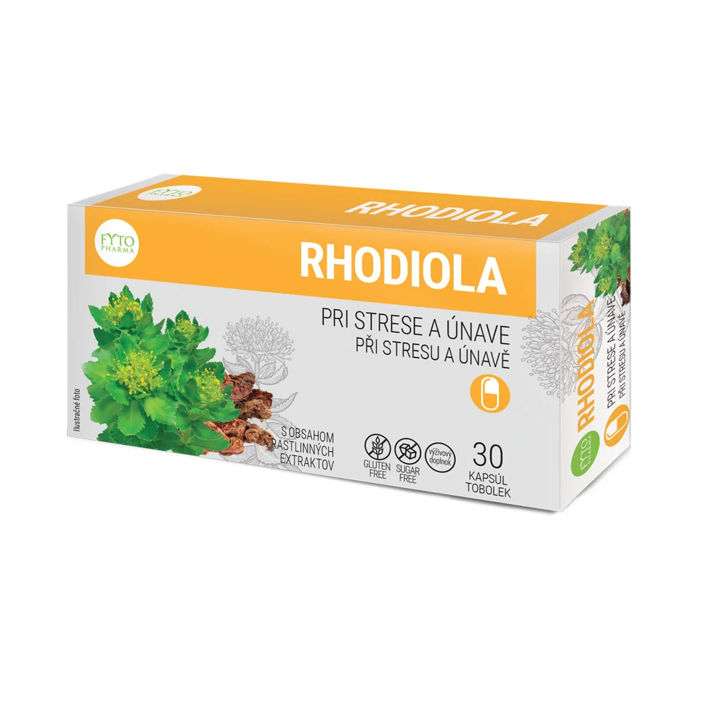FYTO RHODIOLA pri strese a únave 1×30 cps, pri strese a únave