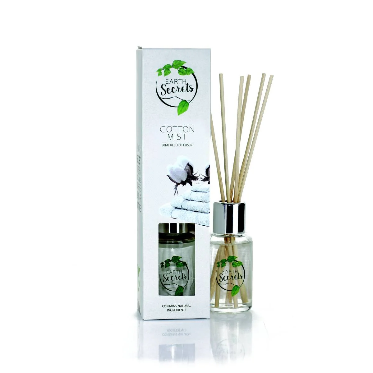 Difuzér EARTH SECRETS - COTTON MIST 50 ml