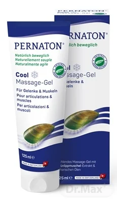 PERNATON Gél na kĺby Chladivý masážny gél s výťažkom zo slávky, 1x125 ml