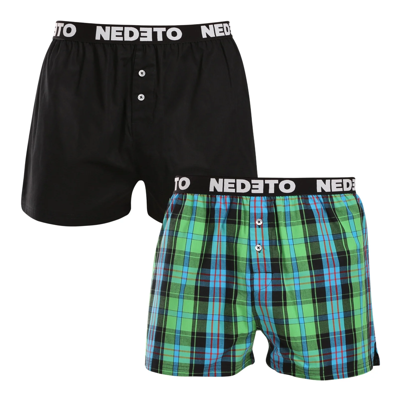 2PACK pánske trenky viacfarebné (2NTC004) XXL