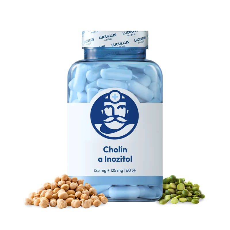 Dr. LUCULLUS Cholín a Inozitol 2× 60 kapsúl