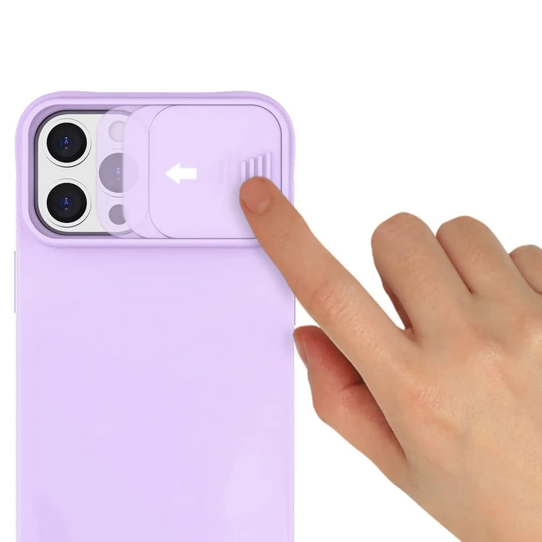 MG Privacy Lens silikónový kryt na Samsung Galaxy A33 5G, fialový