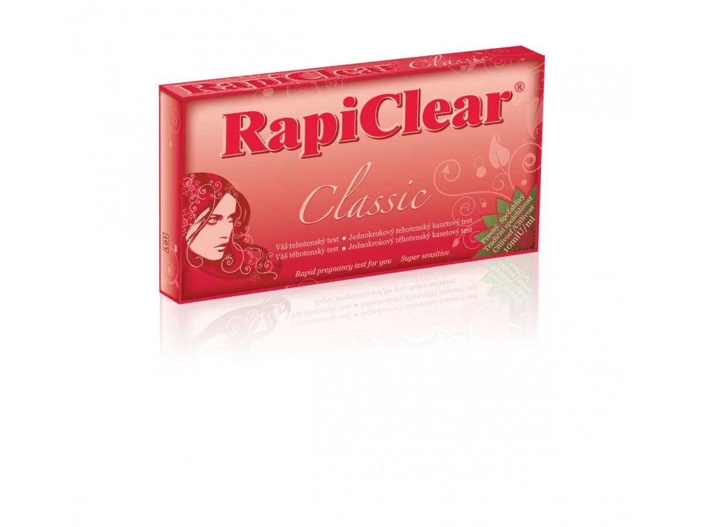 Rapiclear test Classic 1×1 ks, tehotenský test