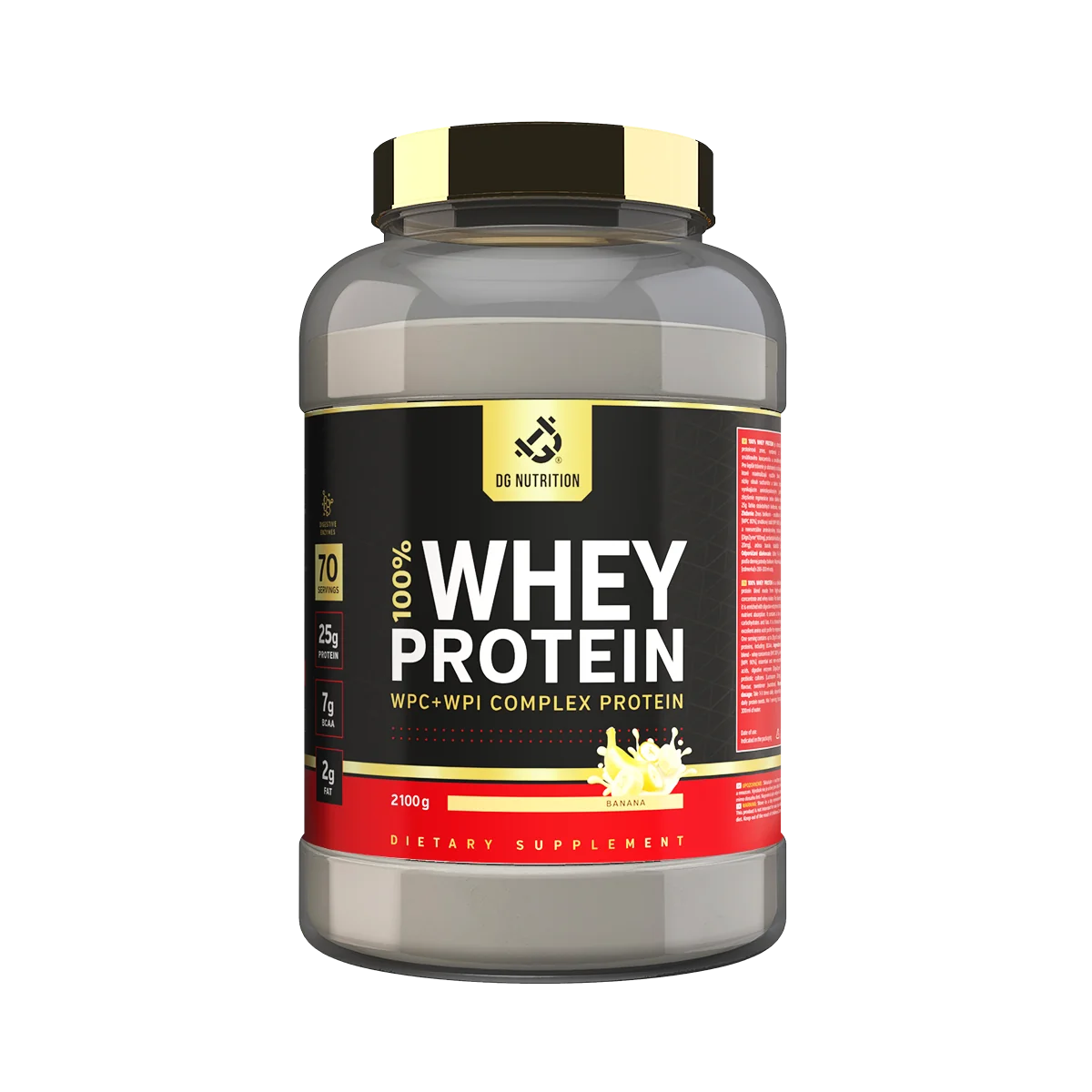 100% Whey Performance Complex Banán 2100 g