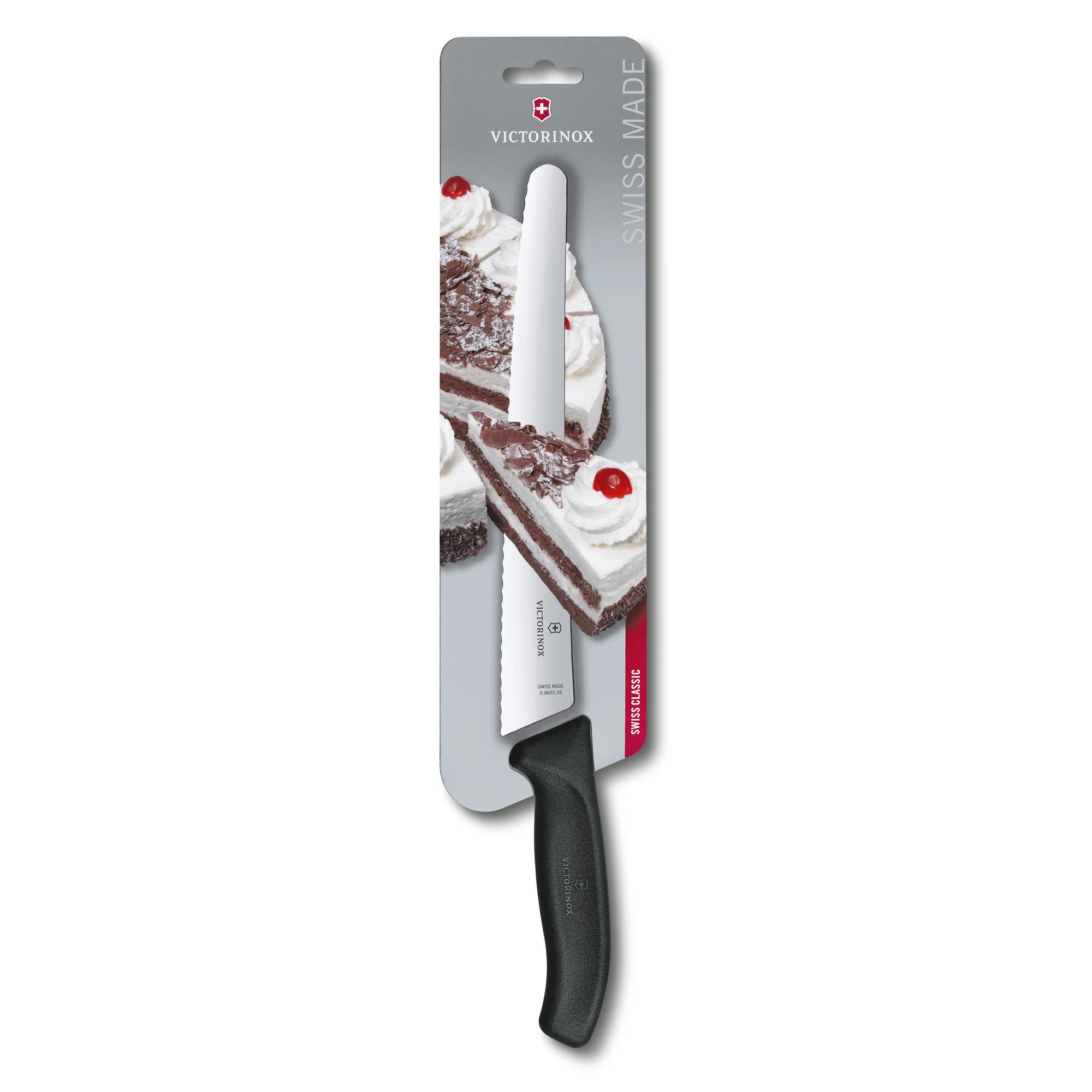 Nôž Swiss Classic na pečivo, vlnitý, 26 cm