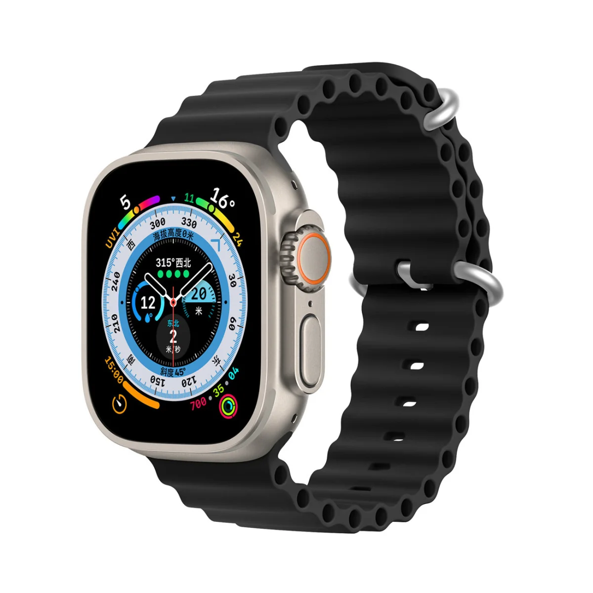 Dux Ducis Strap remienok na Apple Watch 38/40/41mm black