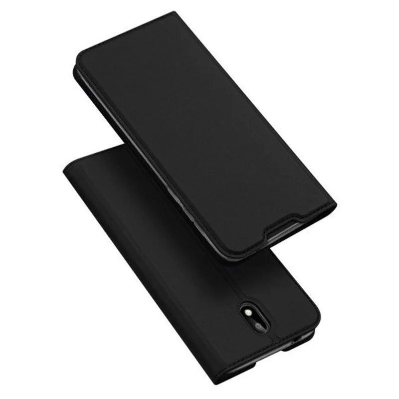 DUX DUCIS Skin Pro knižkové kožené puzdro na Nokia 1.3, čierne