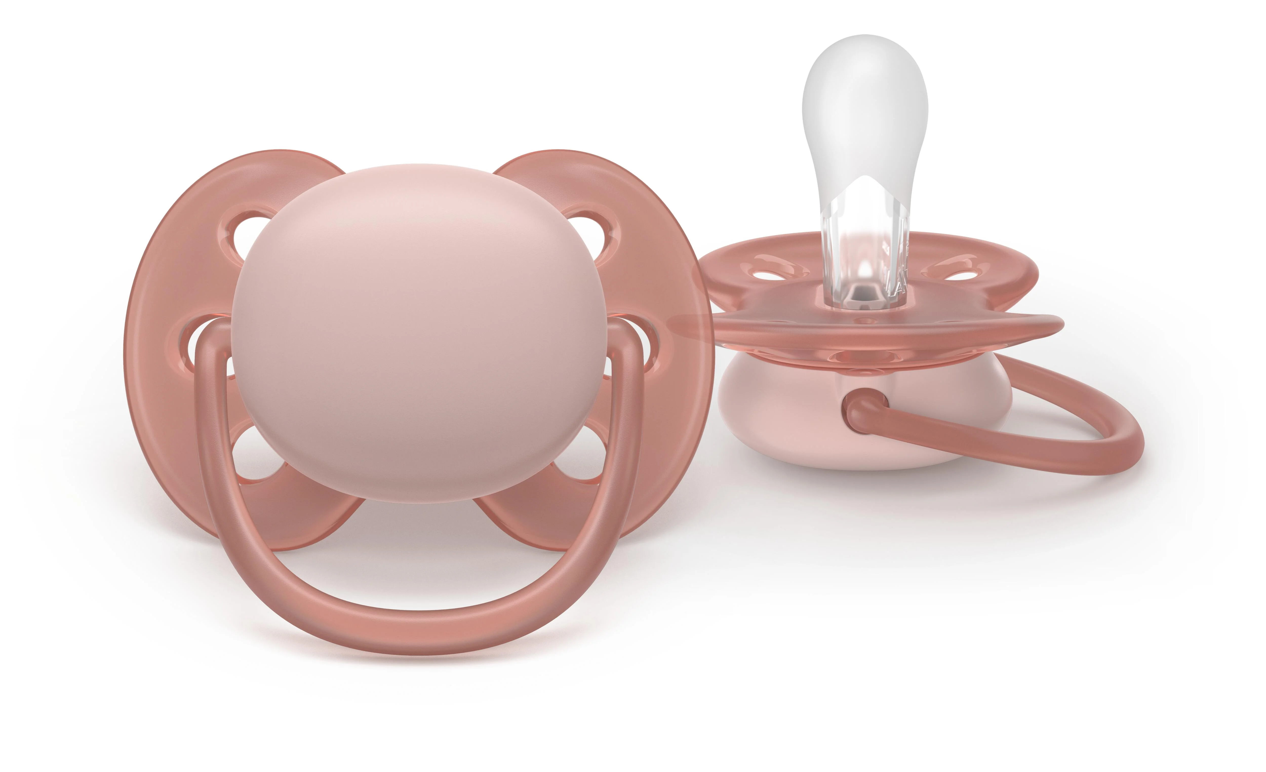 Philips AVENT - Cumlík Ultrasoft SCF091/43, 6-18 m, dievča 2 ks