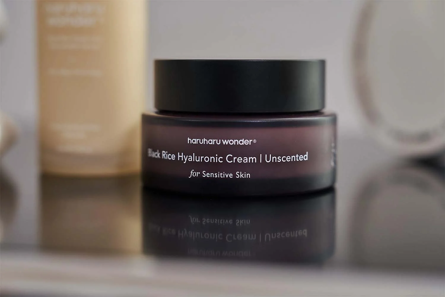 Haruharu Wonder Black Rice 10 Hyaluronic Cream Unscented hydratačný krém pre citlivú pleť 50 ml