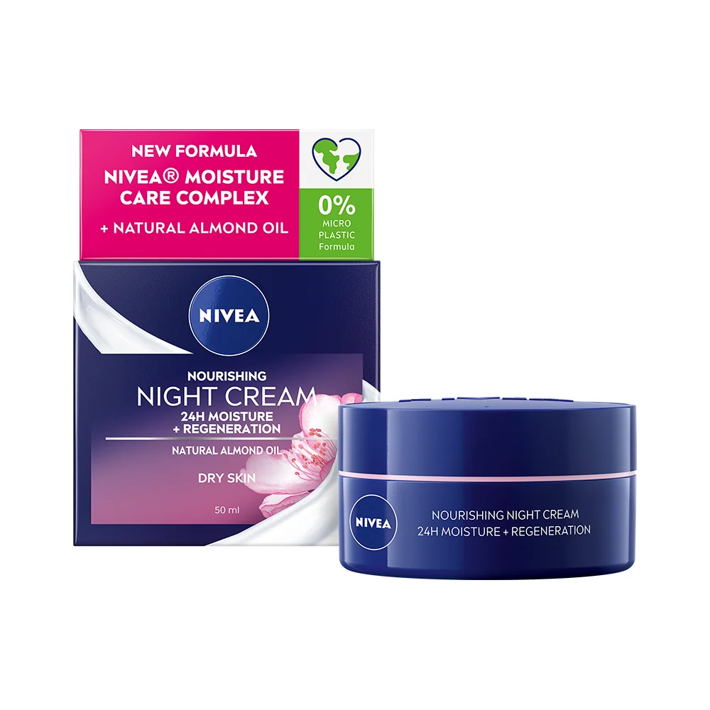 NIVEA Výživný nočný krém CARE COMPLEX 1×50 ml, krém na suchú pleť