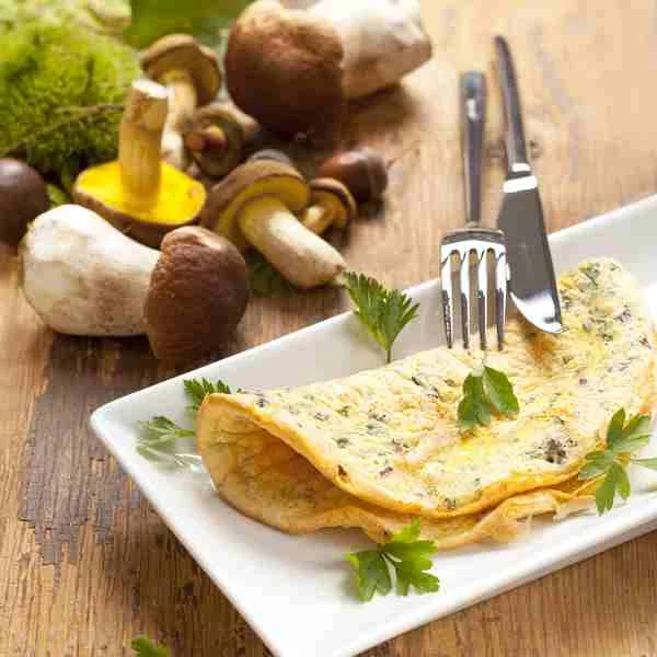 PROFIDIET OMELETA S HRÍBIKMI V PRÁŠKU 1×7 ks, proteínová omeleta