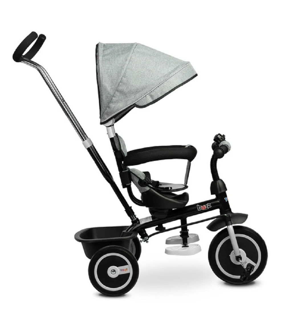 Trojkolka Buzz Grey, šedá