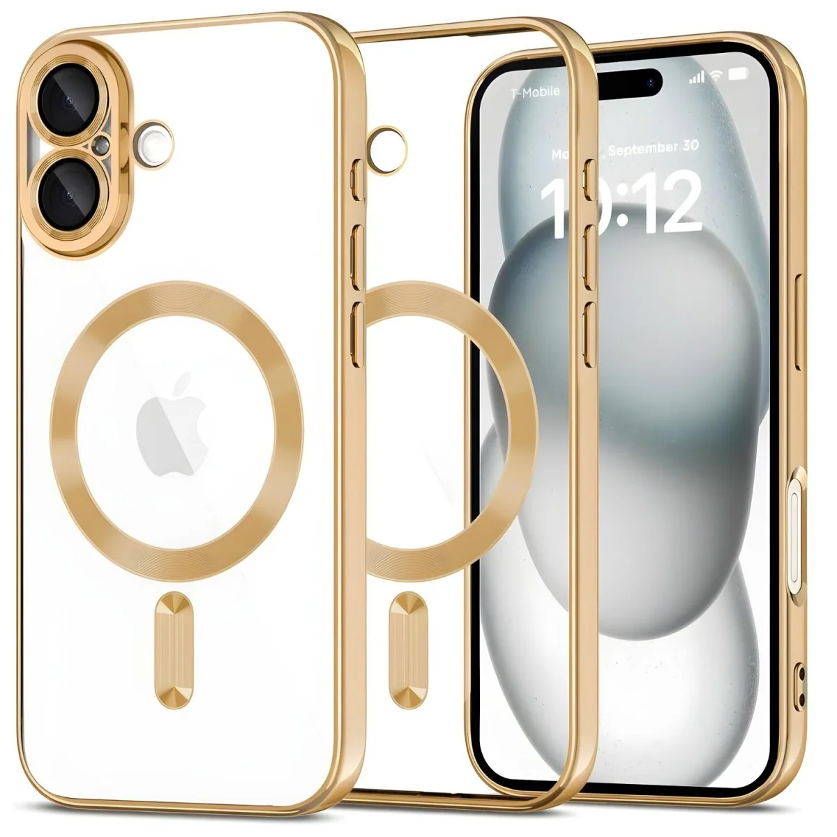 MagFlex MagSafe obal na iPhone 16 - Zlatá Elegantná ochrana