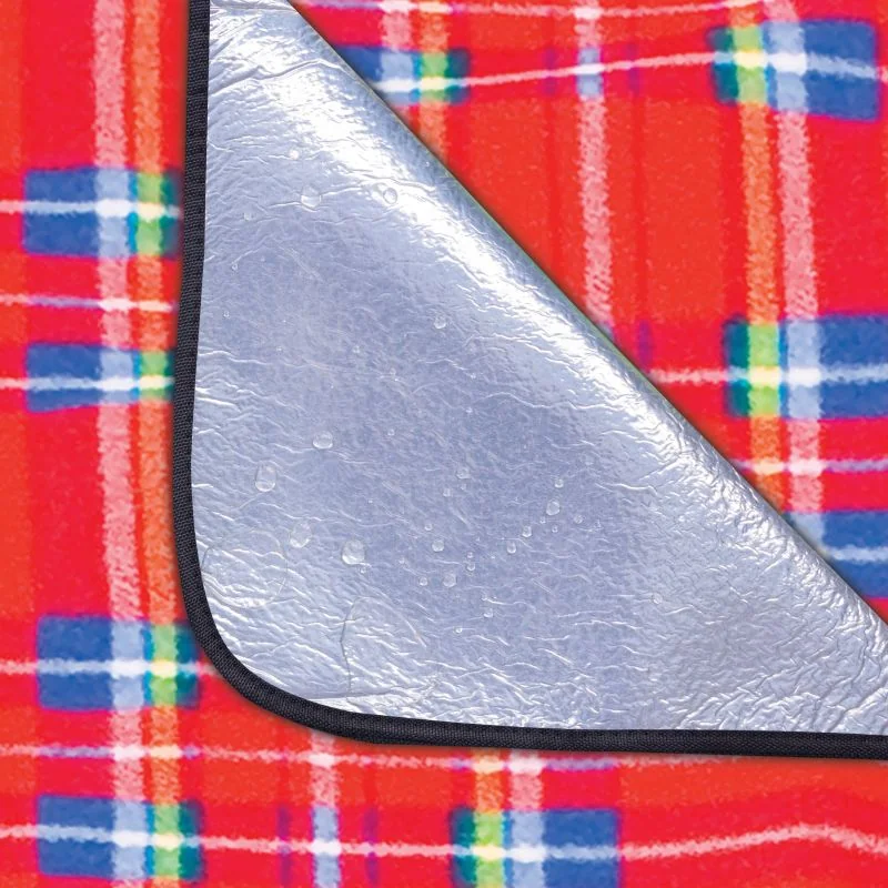 SPOKEY - PICNIC TARTAN Pikniková deka 150x180 cm červené káro