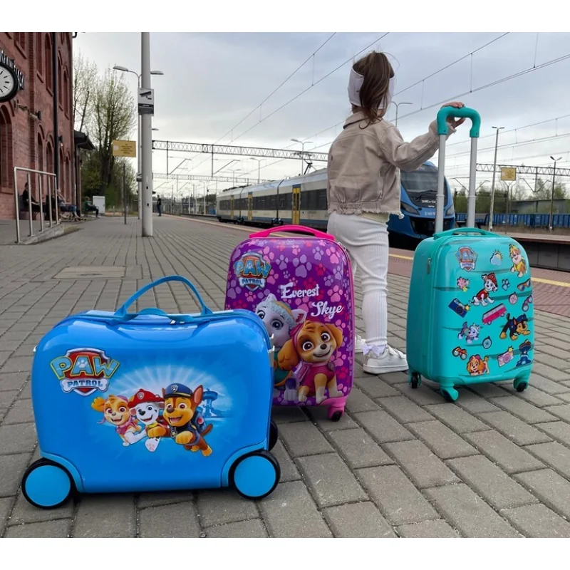 Nickelodeon Detský kufor na kolieskach Paw Patrol modrý
