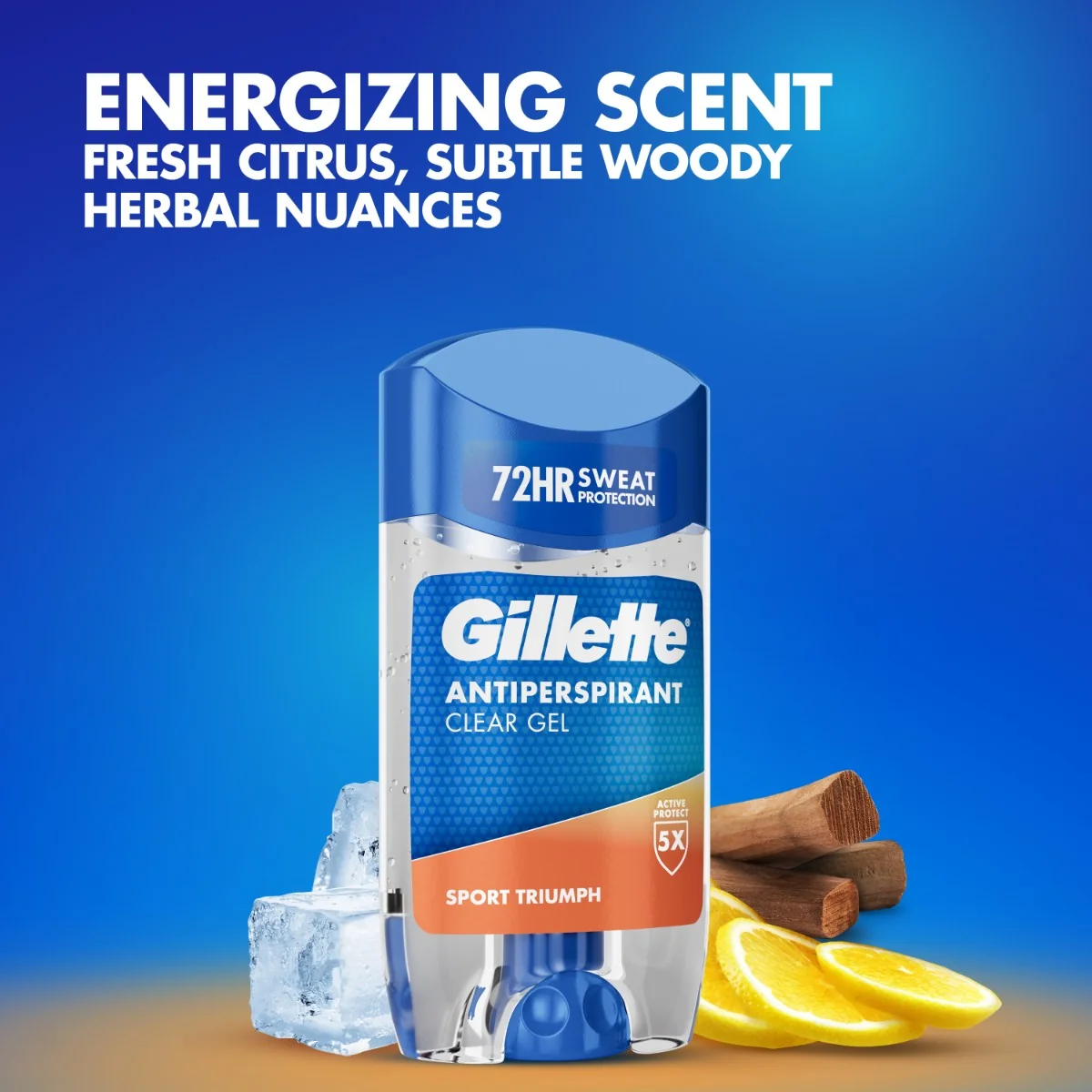 Gillette Sport Triumph Pánsky gélový antiperspirant 70 ml