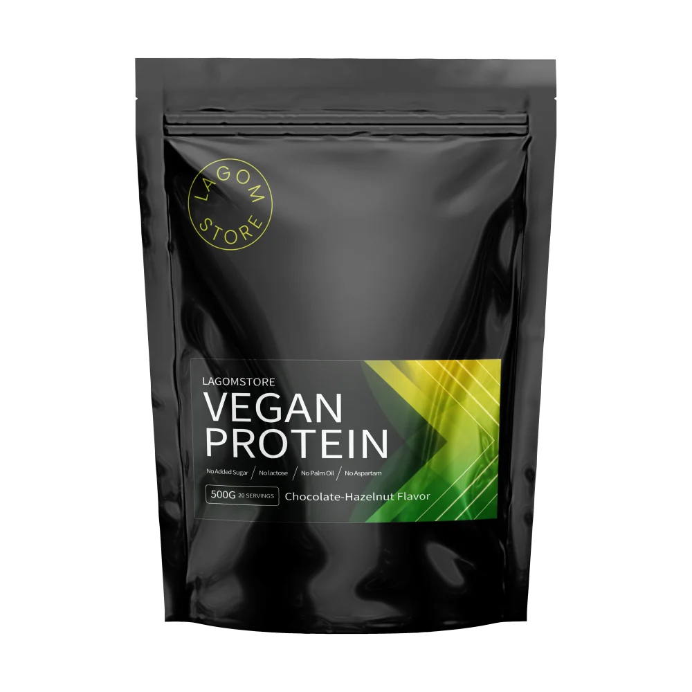 Lagomstore Vegan Protein čokoláda oriešok 1×500 g, proteín