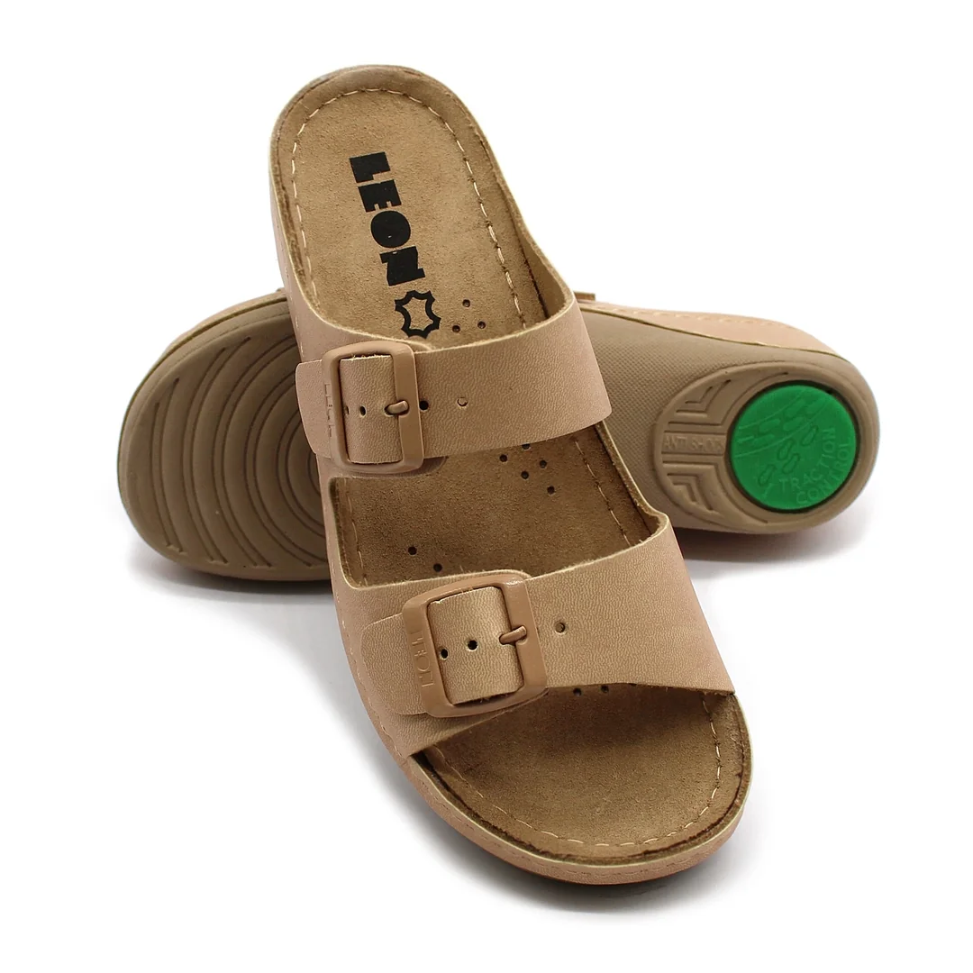 Leon 908 Dámska zdravotná celokožená obuv s prackou 37 - 23,5cm, žltá, 4,5 cm