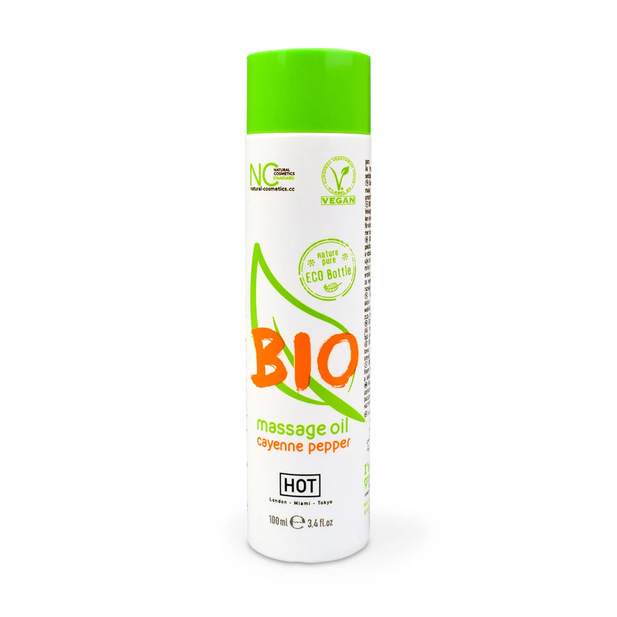 Hot Masážny olej Bio Massage Oil Cayenne Pepper 1×100 ml, masážny olej