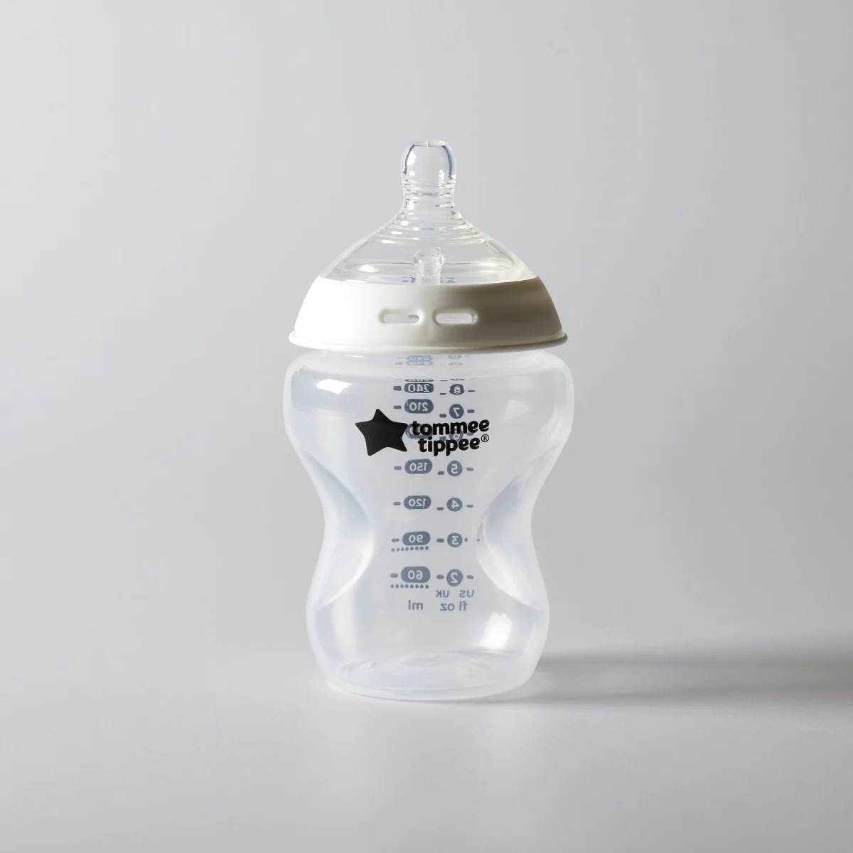 Tommee Tippee Natural Start Samosterilizačná Dojčenská Fľaša s ANTI-COLIC cumlíkom Stredný Prietok 340 ml 3m+, 2 ks 1×2 ks, dojčenská fľaša
