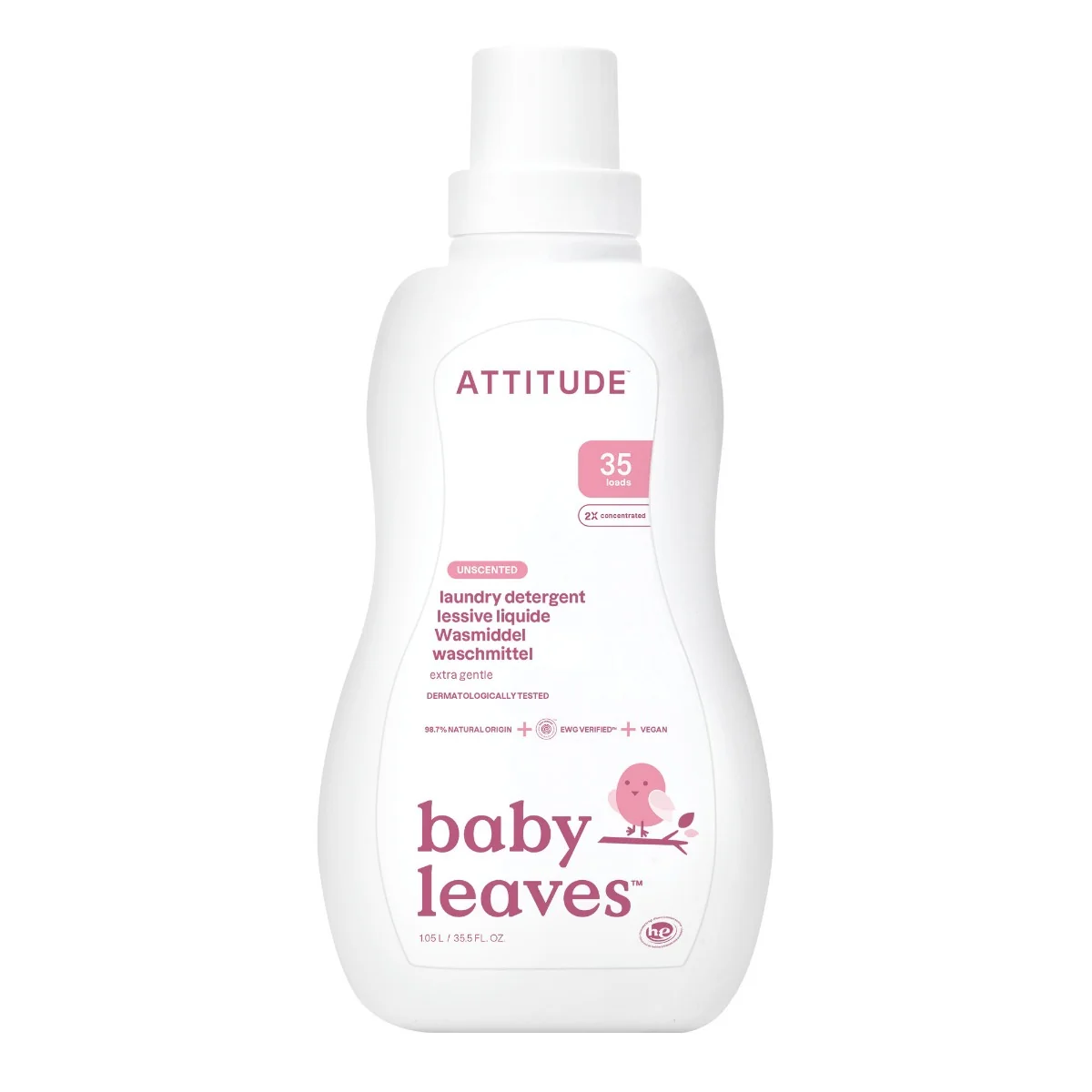 ATTITUDE Prací gél pre deti bez vône 1×1050 ml, práci gél