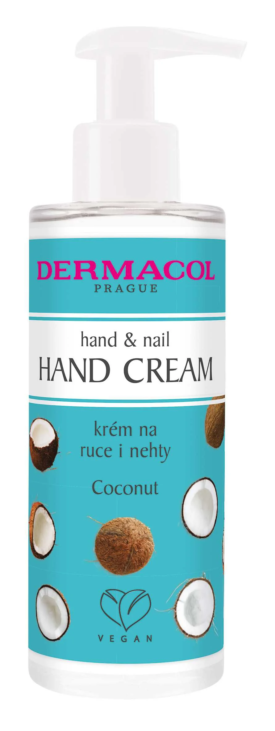 Dermacol Hand and nail krém Kokos 1×150 ml, krém na ruky