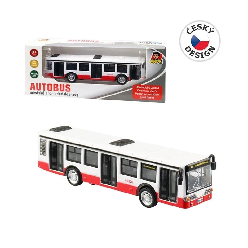Autobus kovový na spätný chod , 210646