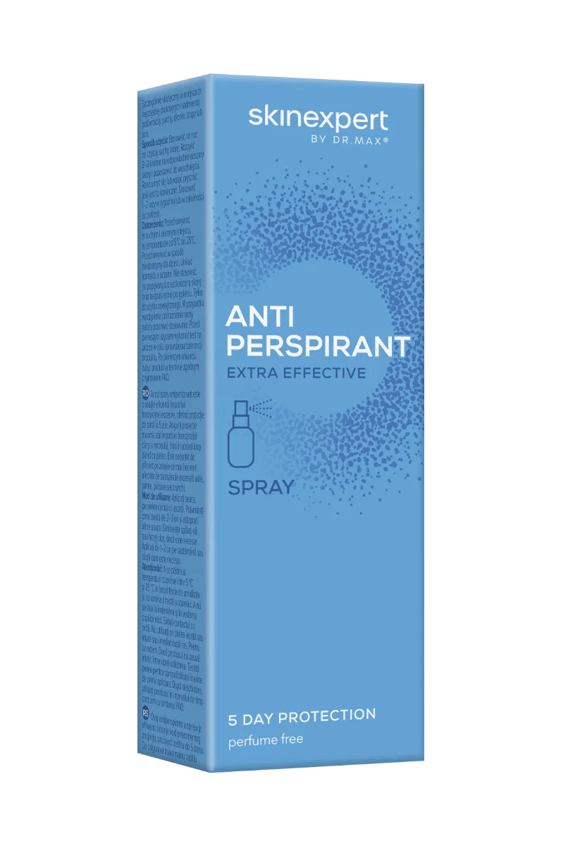 Skinexpert by Dr. Max Antiperspirant spray 1×30 ml, antiperspirant v spreji