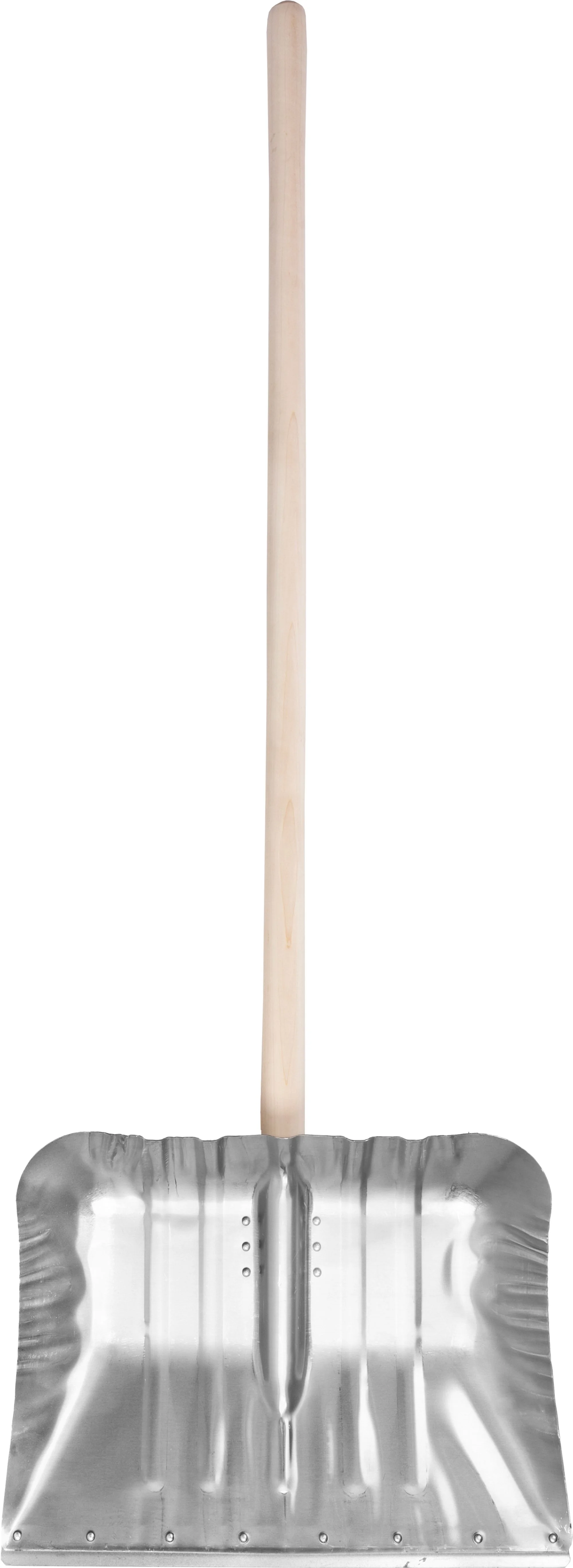 Strend Pro odhrňovač snehu KOVOS Alu, 1 ks 490x370 mm, hliník, drevená násada, zmontovaný