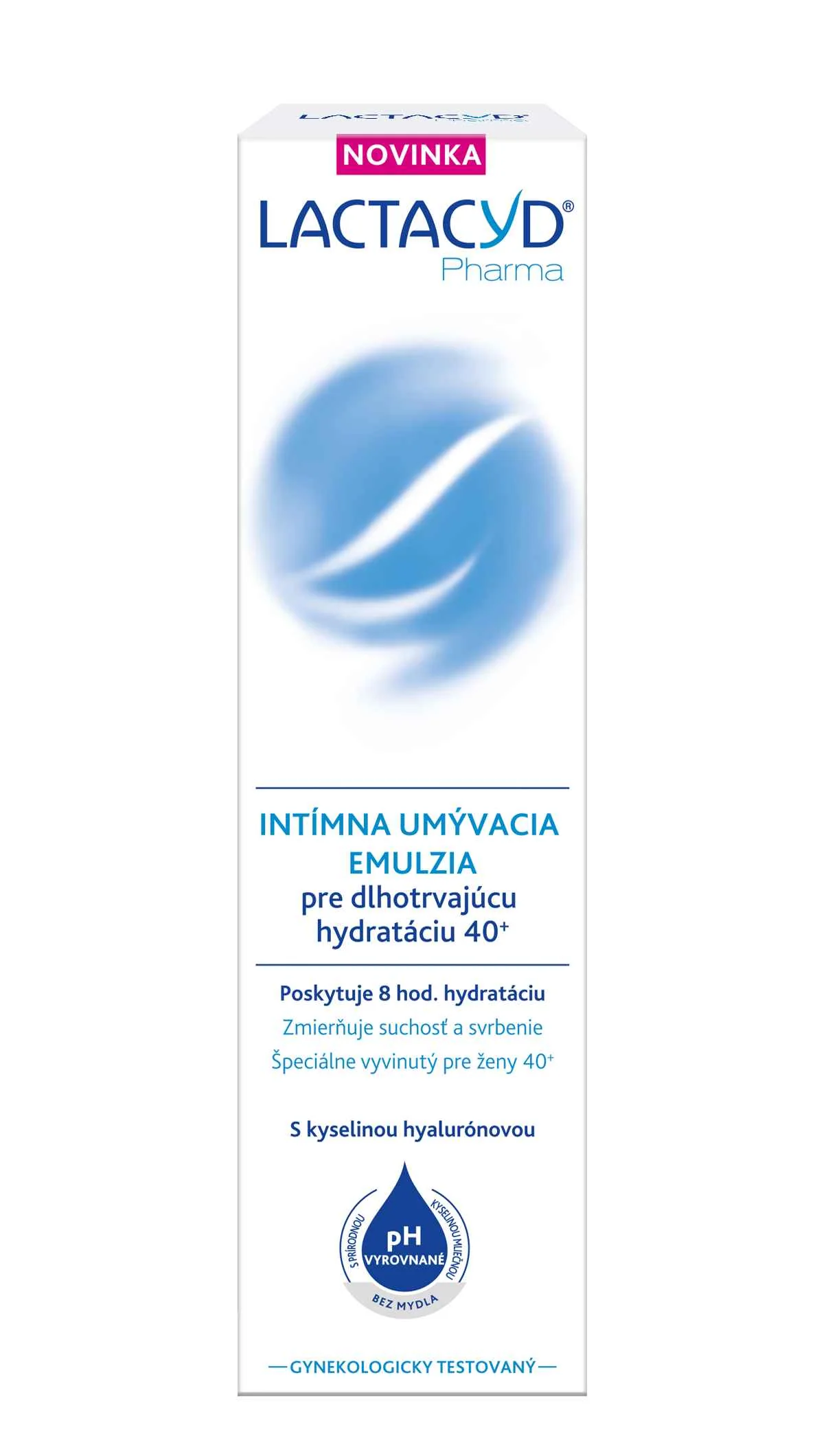 LACTACYD Pharma pre dlhotrvajúcu hydratáciu 40+ 1×250 ml, intímna umývacia emulzia
