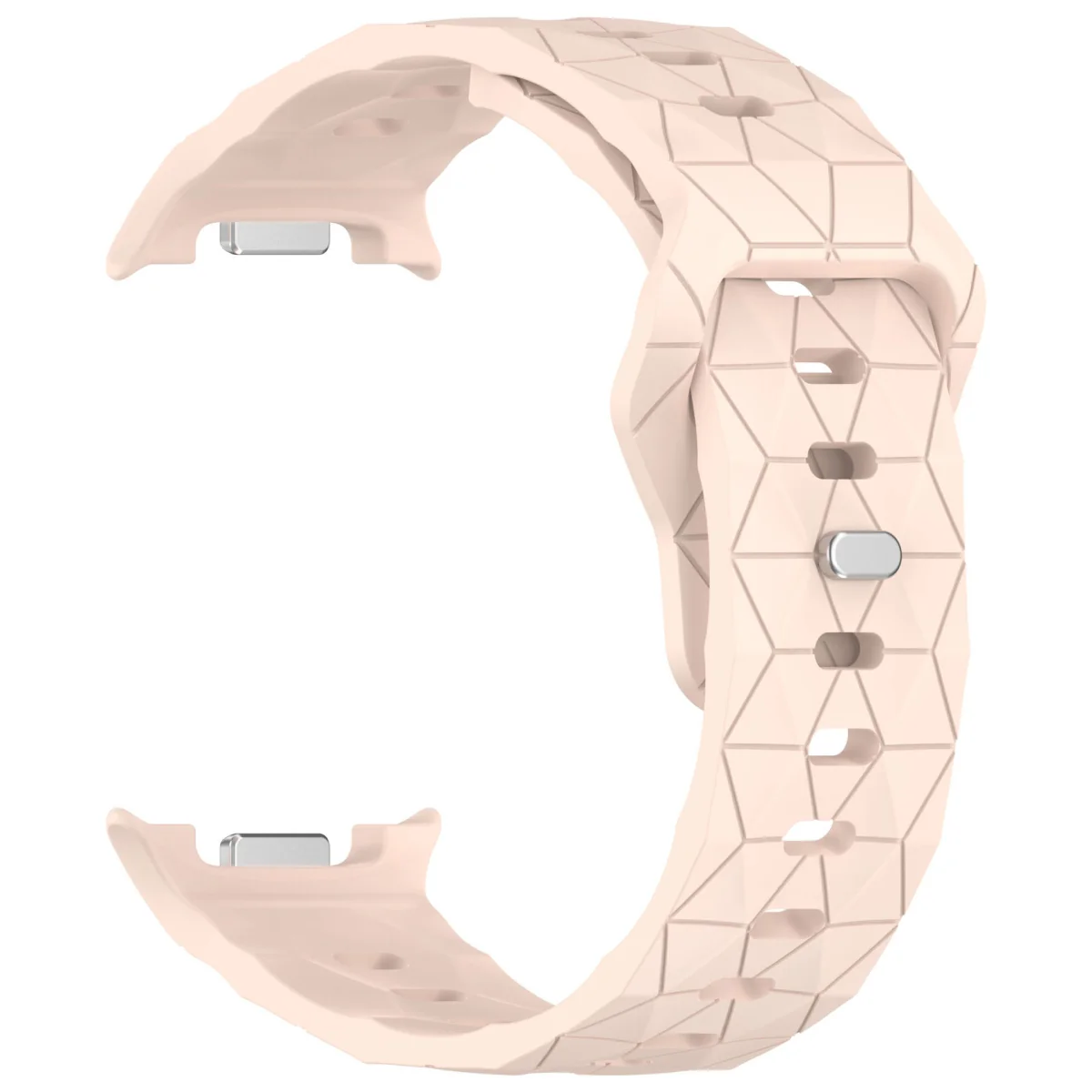 BStrap Silicone Grid remienok na Samsung Galaxy Watch 8, pink