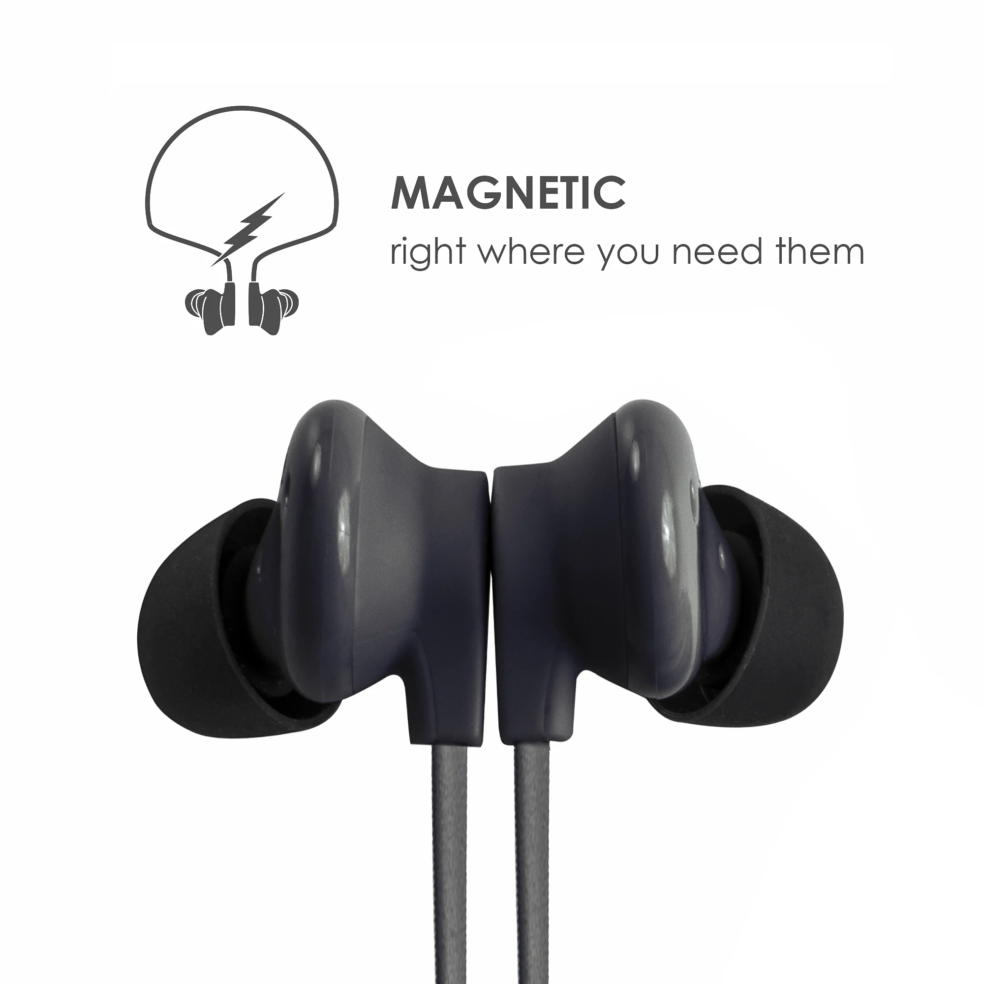 BOOMPODS sportline bezdrôtové slúchadlá čierne