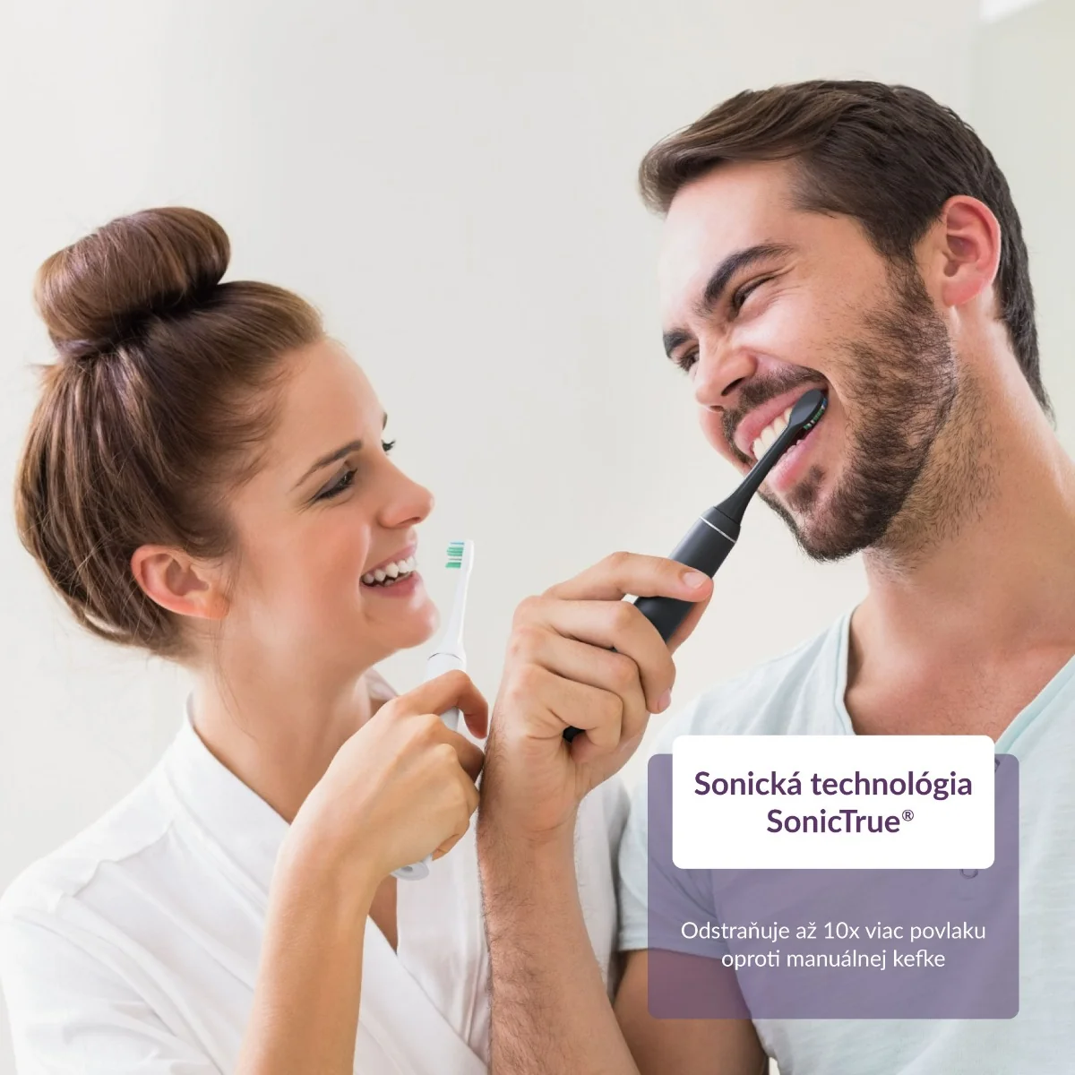 TrueLife SonicBrush Compact Duo 1×2 ks, set sonických zubných kefiek