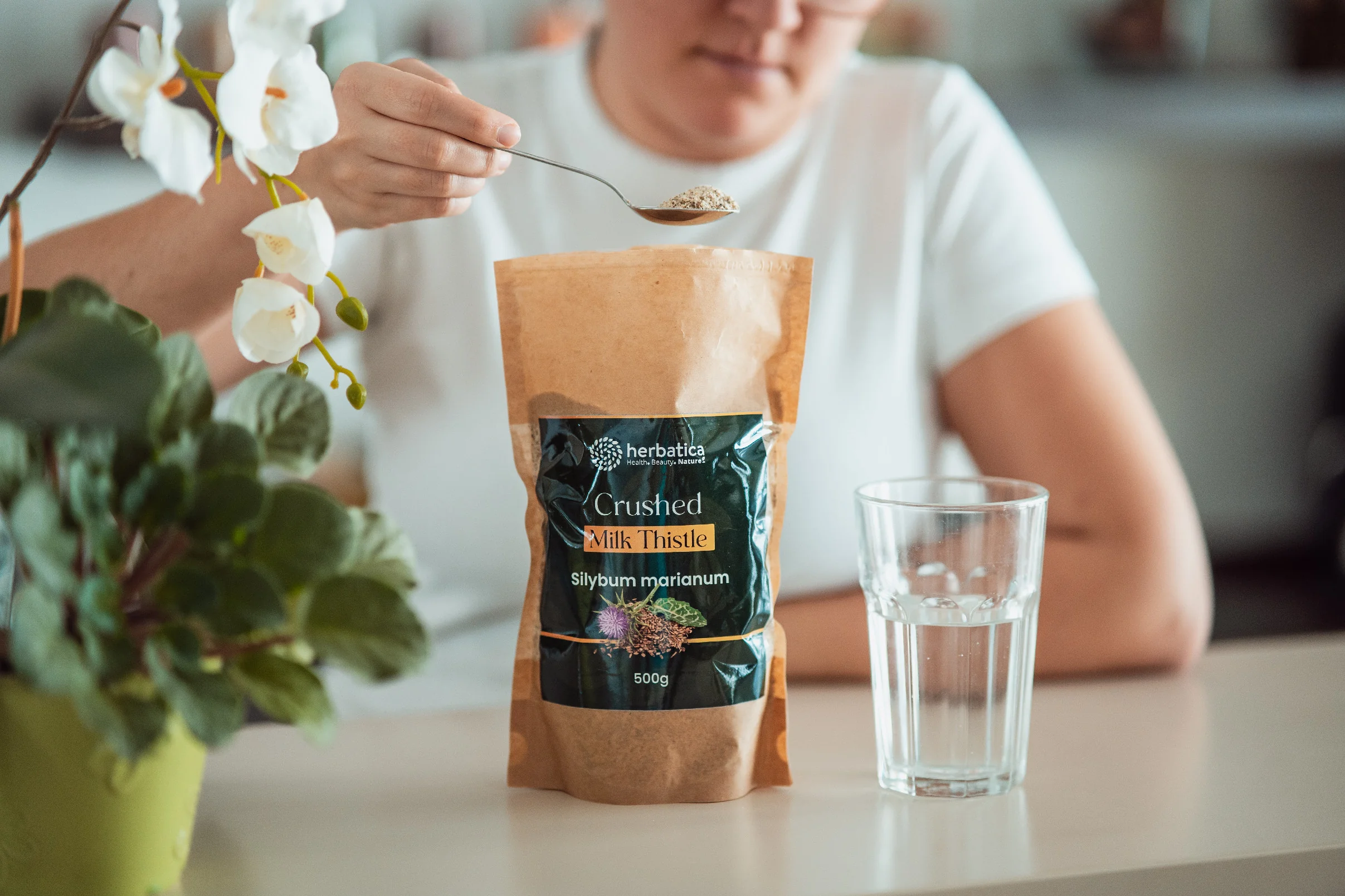 100% jemne drvený pestrec mariánsky - 500g - Herbatica