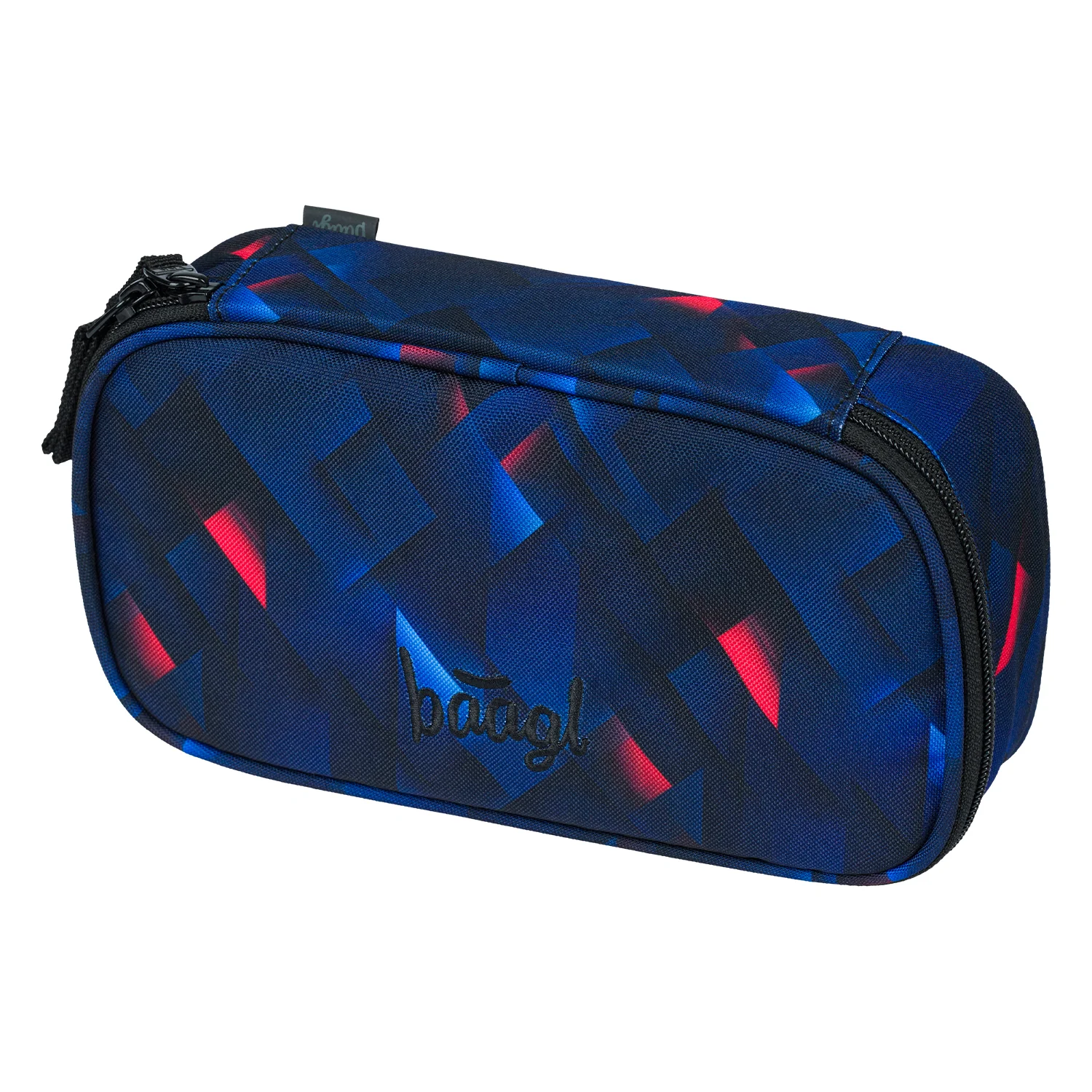 Baagl školský peračník Etui Indigo tmavomodrý, oválny