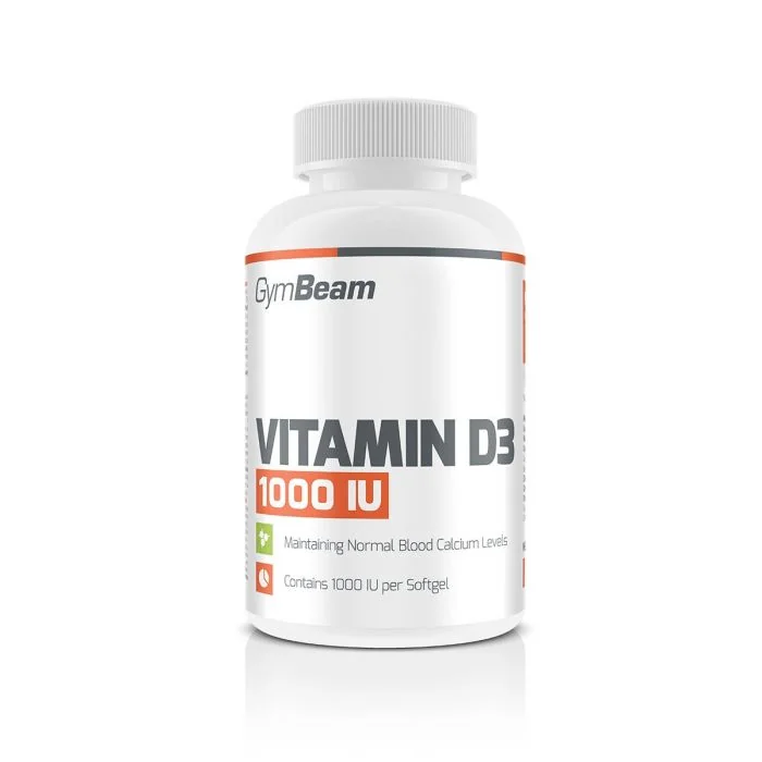 GymBeam Vitamín D3 1000 IU 120 cps