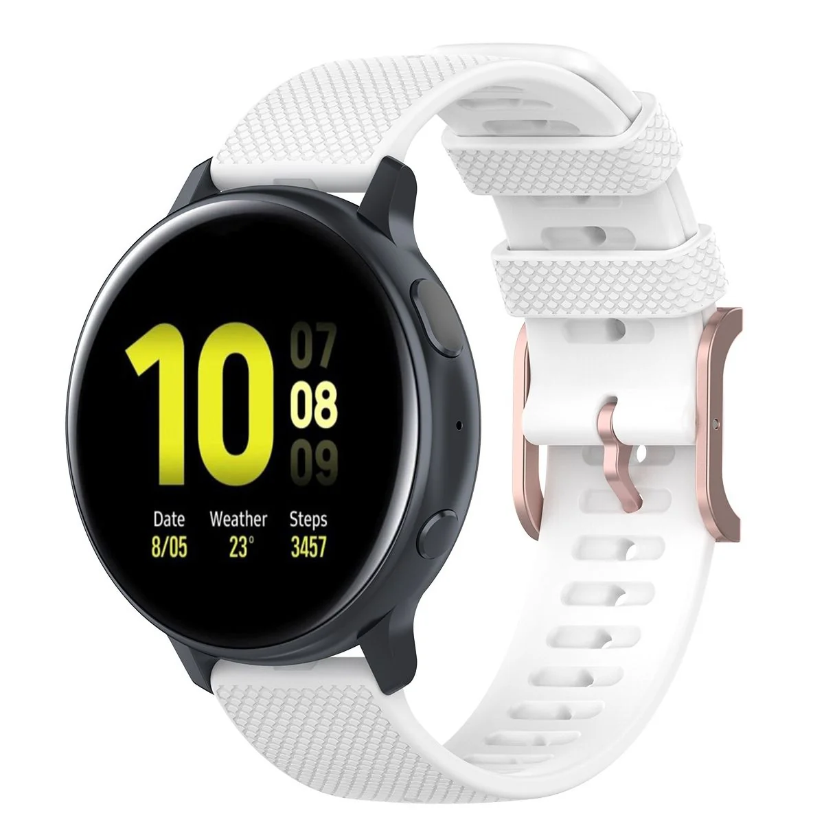 BStrap Silicone Rain remienok na Samsung Galaxy Watch 3 41mm white
