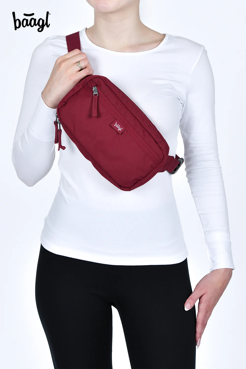 Baagl Ľadvinka Go Burgundy GRS recyklovaná, vínová