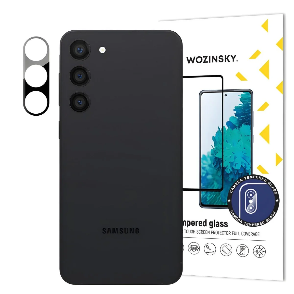 Tvrdené sklo na kameru 9H pre Samsung Galaxy S23 Plus